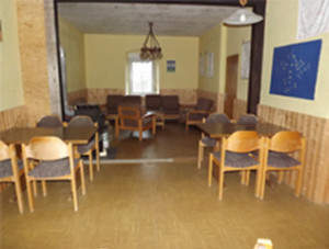 Der große Tagesraum.